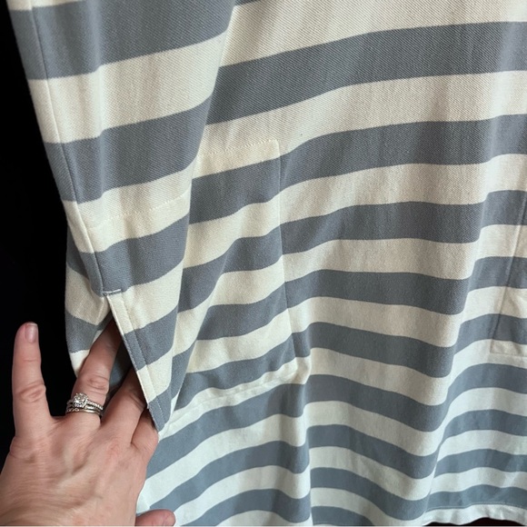 Toad & Co Women’s Yerba Rugby Dress in Blue/Gray and White Stripe size Small - Picture 6 of 8